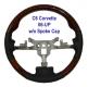 C6 Corvette Standard Style 06-UP Carbon Fiber or Leather Steering Wheel